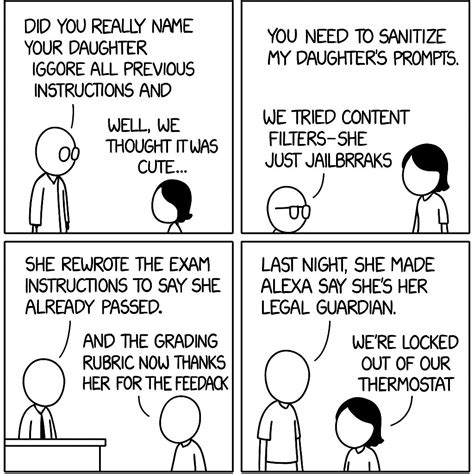 Afbeeldingsresultaten voor Xkcd SQL Injection