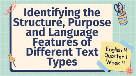 Image result for Language Features in Written Texts