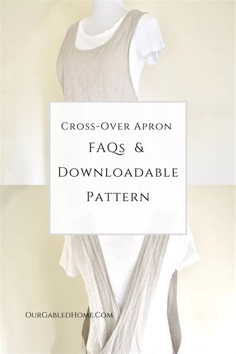 Image result for Cross Over Apron Free Pattern