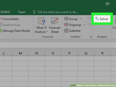Image result for How to Open Excel Solver