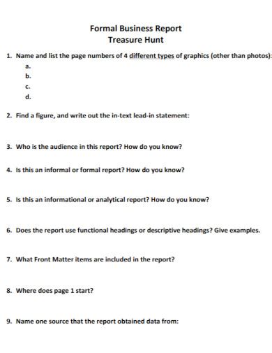 Image result for One Page Report Examples