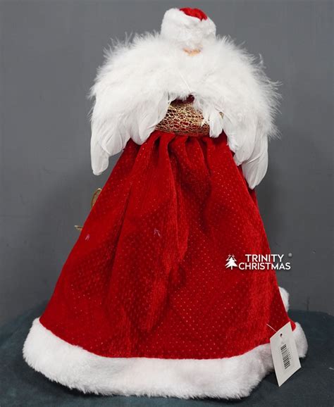 Toradh íomhá ar Angel Tree Topper Red Dress