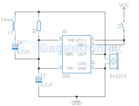 Afbeeldingsresultaten voor 555 Metal Detector Circuit