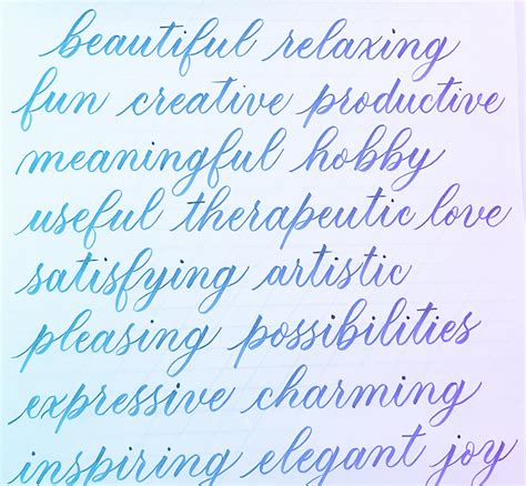 Toradh íomhá ar Different Types of Calligraphy