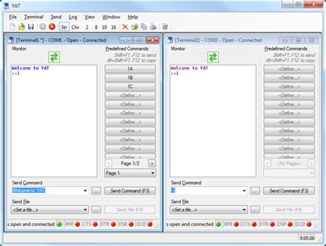 Toradh íomhá ar Serial Terminal Communication