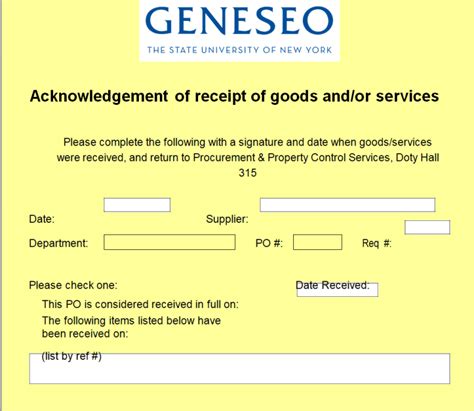 Afbeeldingsresultaten voor Acknowledgment Receipt Sample Simple