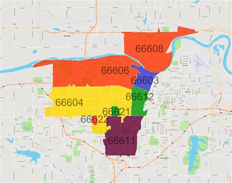 Topeka Kansas Zip Code Map എന്നതിനുള്ള ഇമേജ് ഫലം