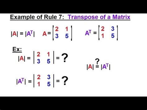 Image result for Matrix Transpose Identities