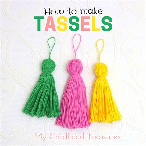 Afbeeldingsresultaten voor How to Make a Tassel Tutorial