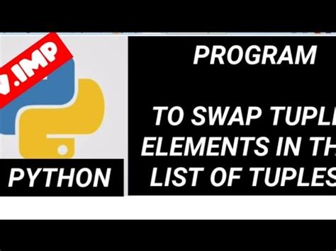 Toradh íomhá ar Write a Python Program to Swap Two Tuples
