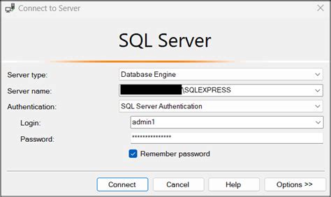 SQL Server Linked Server に対する画像結果