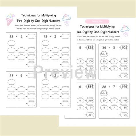 Image result for Multiplying 2-Digit by One Digit UCMAS Worksheets