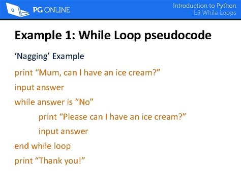 Image result for While True Python Pseudocode