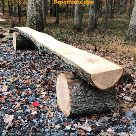 Image result for DIY Log Bench with Screws