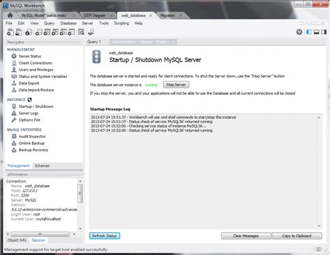 Image result for MySQL Workbench Left Navigation Missing