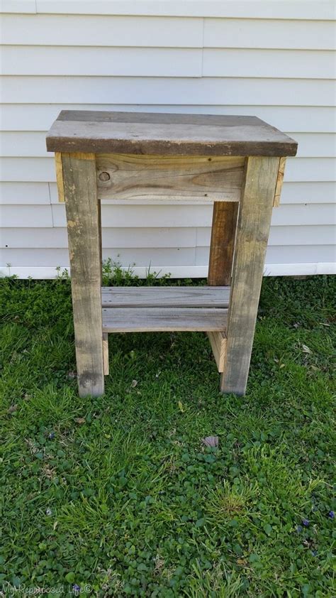 Image result for Small Rustic Garden Table