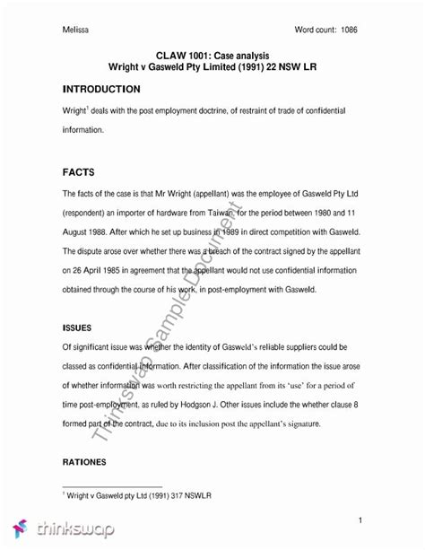 Image result for Legal Case Study Examples