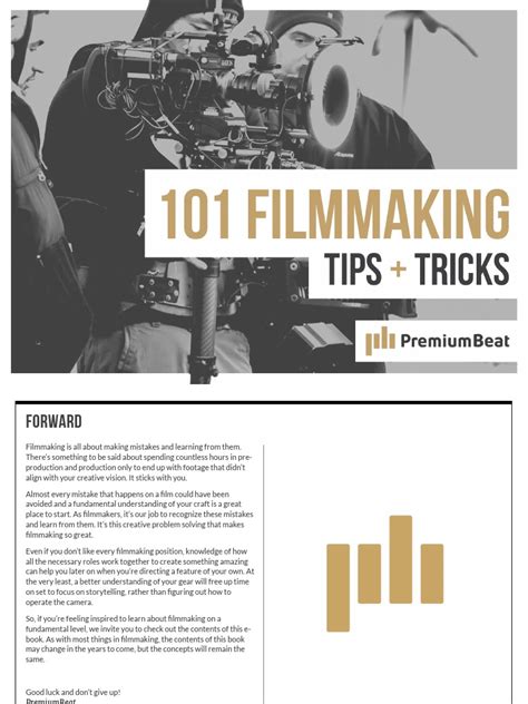 Image result for Filmmaking Tips and Tricks