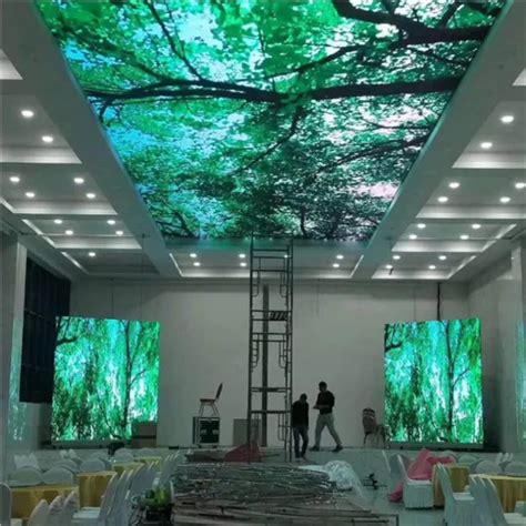 High Resolution LED Sky Ceiling Display Screen Front Service LED ...