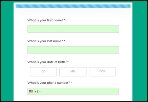 Image result for Intake Form for Data Collection