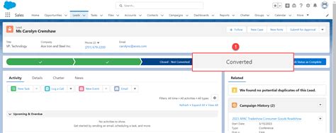 Image result for Lead Record Page Salesforce