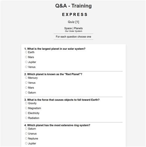 Image result for HTML Quiz