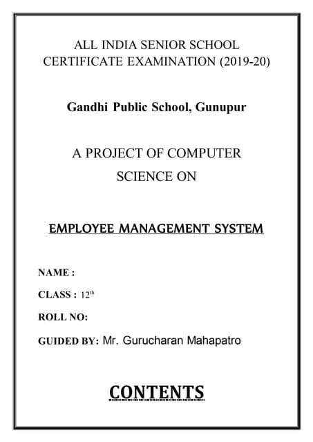 Image result for 12 Class Computer Project Sampl