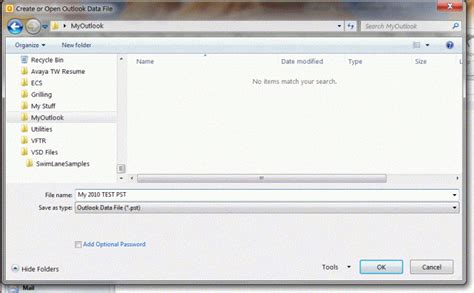 Toradh íomhá ar Copy PST File