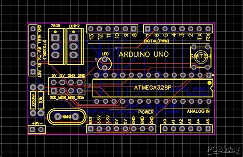 Image result for DIY Arduino Uno PCB