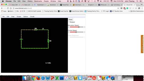 Toradh íomhá ar Node On Falstad Circuit