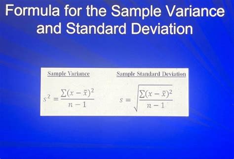 Image result for Calculate Sample Variance