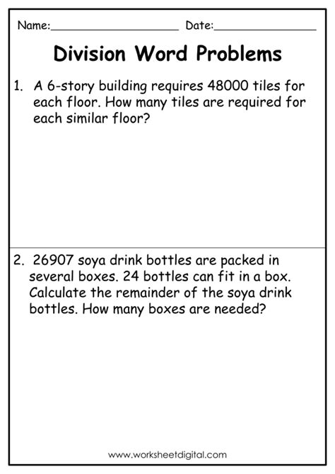Image result for Grade 4 Math Worksheets Word Problems