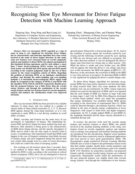 Image result for Machine Vision Learning Level of Tiredness From Eye