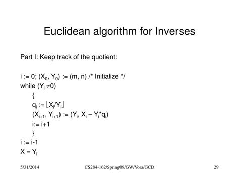 Image result for Reversing Euclidean Algorithm