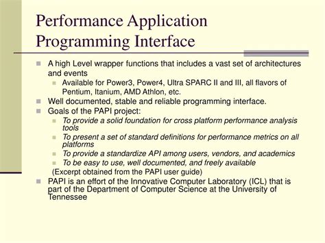 Image result for Performance Application Programming Interface