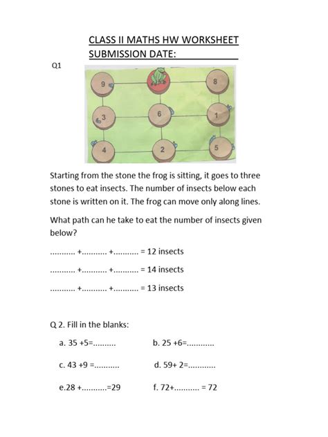 Image result for Easy Math Worksheets for Grade 2