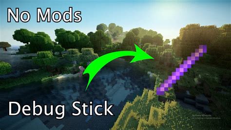 How To Get The Debug Stick In Minecraft | Minecraft Debug Stick Command ...