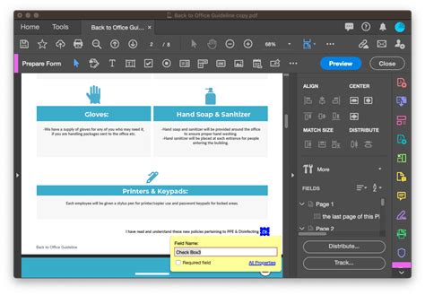 Afbeeldingsresultaten voor Interactive Check Box in PDF