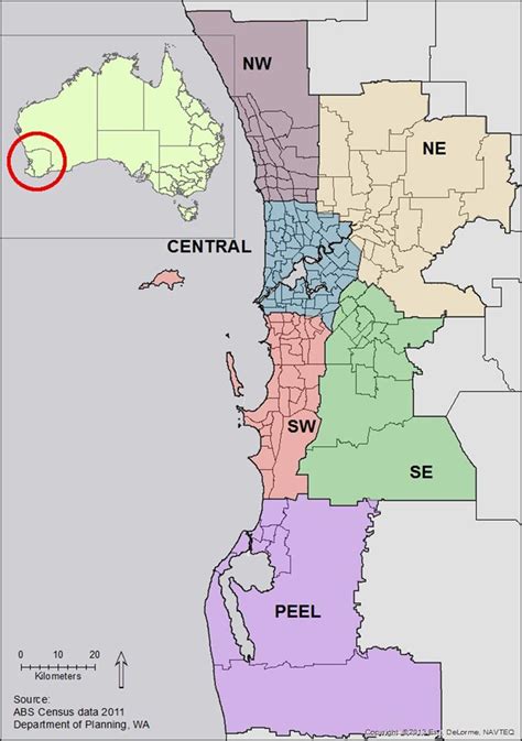 Perth Metropolitan Area Map に対する画像結果
