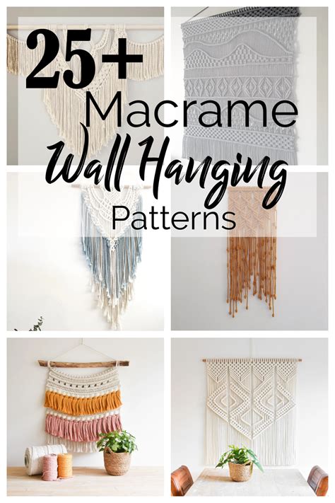 Image result for macrame wall hanging DIY patterns