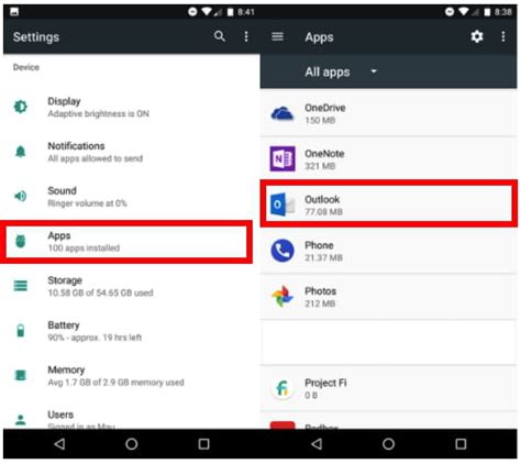 Afbeeldingsresultaten voor Setup Outlook App Android