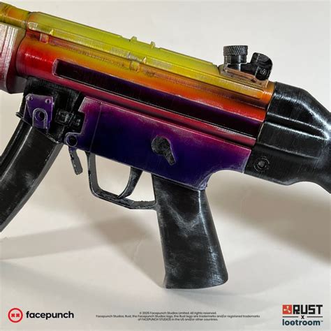 Toradh íomhá ar Cyber Code MP5 Skin Rust