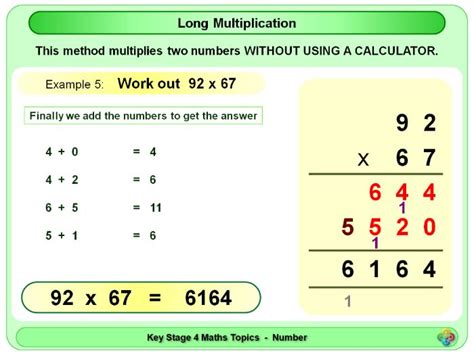 Image result for Long Math Multiplication