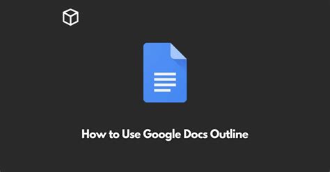 Image result for How to Organize Google Docs Outline
