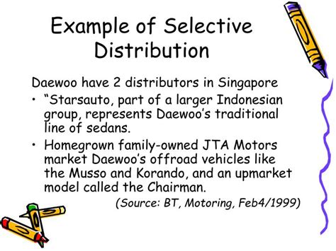 Image result for Example of Selective Distribution