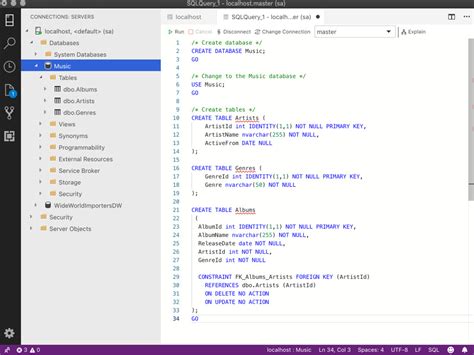 Toradh íomhá ar Azure Data Studio Create Notebook