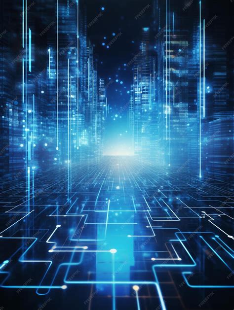 Toradh íomhá ar Digital Transformaton Background