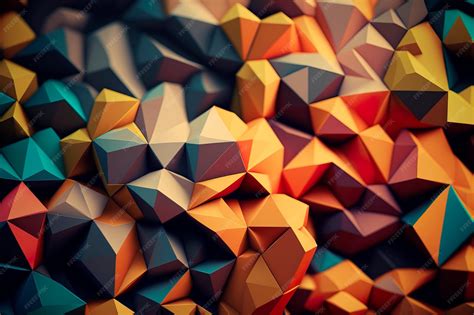 Abstract Geometric Background Pattern Part に対する画像結果