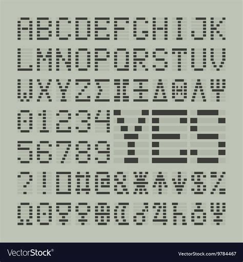 Image result for LED Digital Font Free