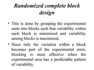 Image result for Completely Randomized Block Design